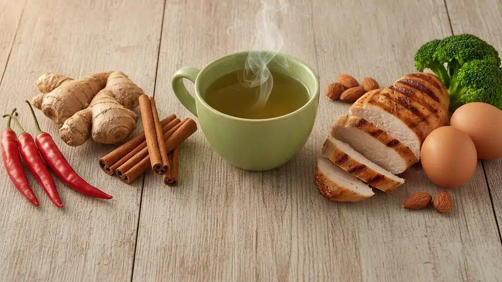 Alimentos termogênicos que aceleram metabolismo
