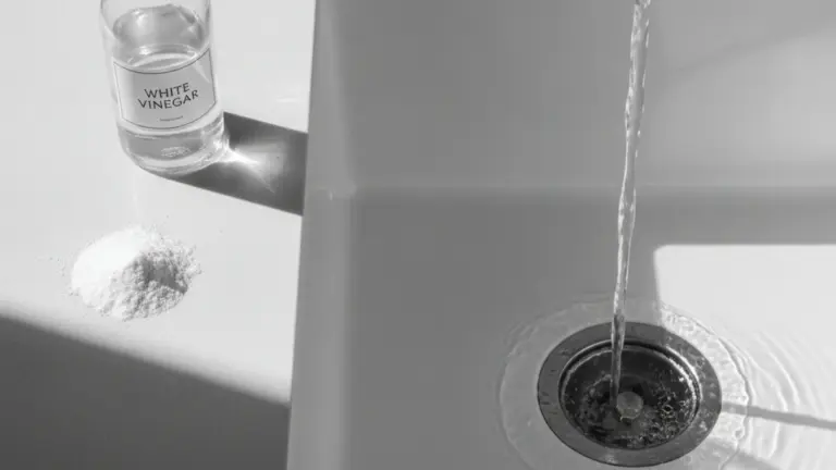 Como desentupir pia com bicarbonato e vinagre