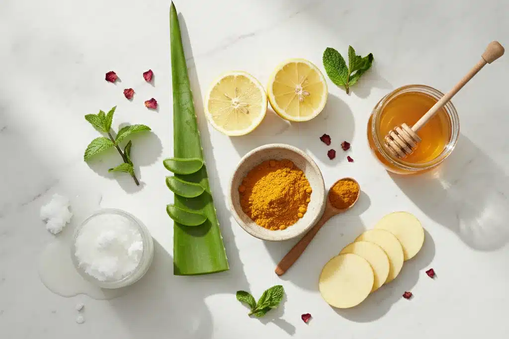Ingredientes naturais eficazes para clarear axilas