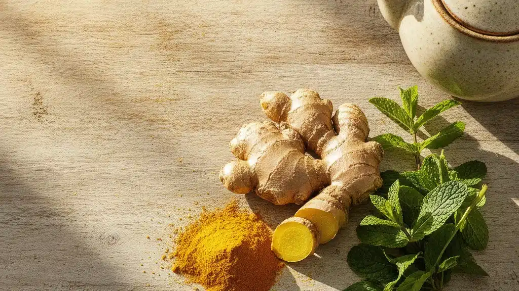 Chás naturais para aliviar inflamação no joelho