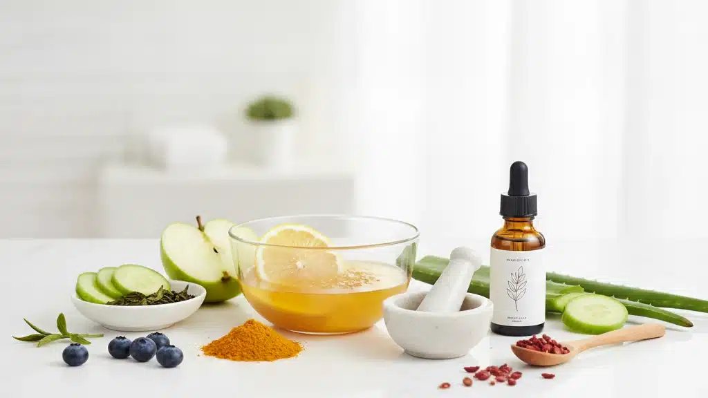 Ingredientes naturais que eliminam manchas de idade da pele
