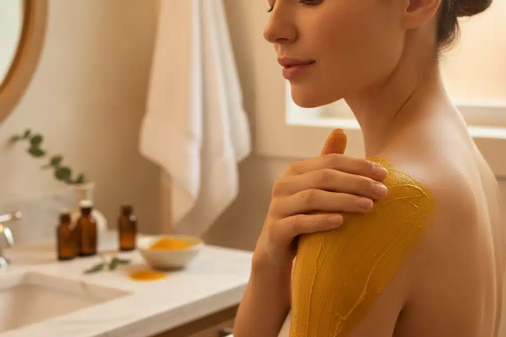 Remédio Natural com Gengibre e Cúrcuma para Aliviar a Dor do Ombro