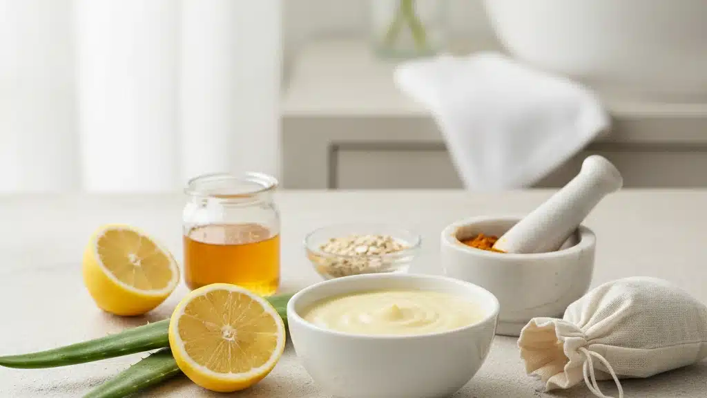 Passo a passo da receita caseira para recuperar a uniformidade da pele